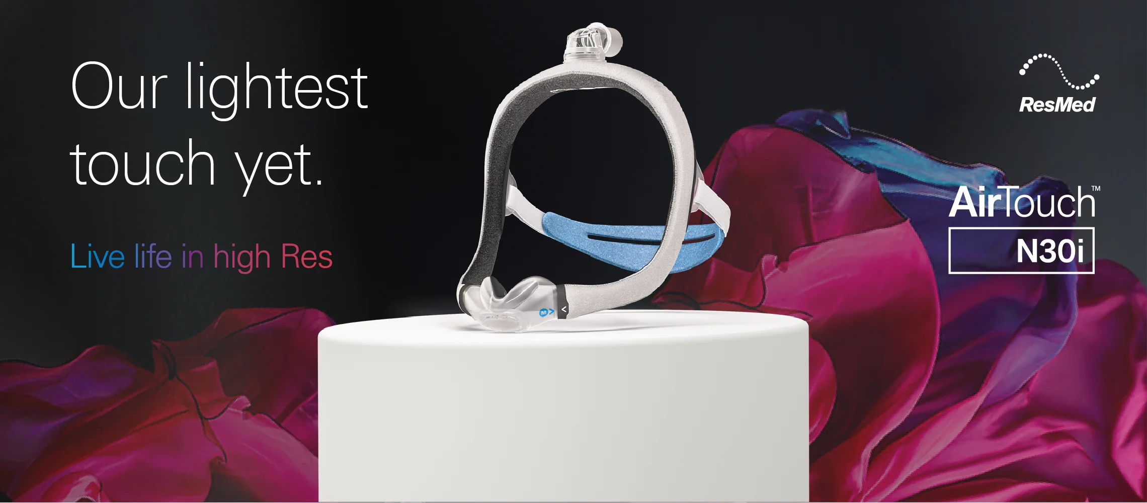 ResMed AirTouch N30i – Our lightest touch yet