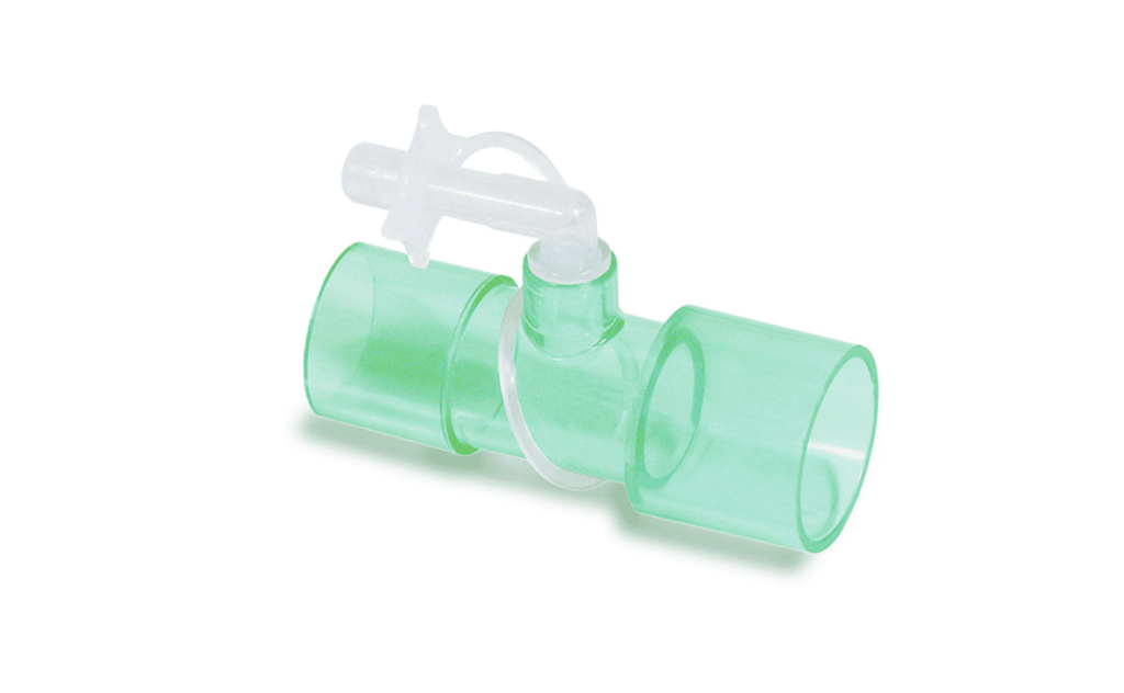 Lowenstein T-piece adapter (Oxygen), 22mm / 22mm - 6 mm
